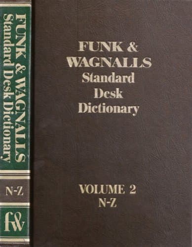 Book cover for Funk & Wagnalls Standard Desk Dictionary (N-Z, Volume 2) by Funk & Wagnalls, Inc.
