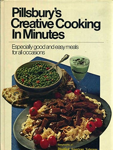 Book cover for Pillsbury's Creative Cooking in Minutes by Pillsbury Publications