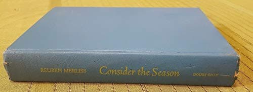 Book cover for Consider the Season by Merliss, Reuben