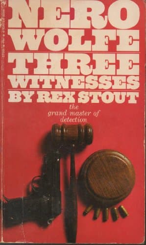 Book cover for Three Witnesses: A Nero Wolfe Threesome by Stout, Rex