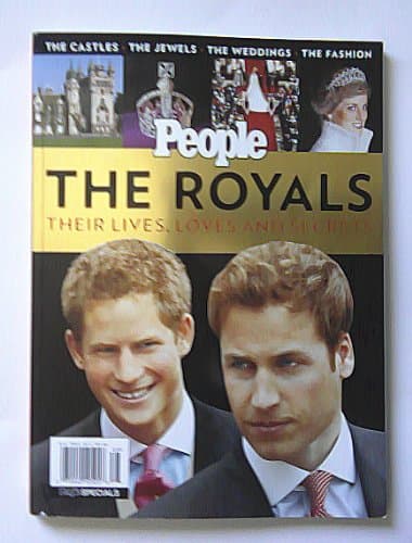 Book cover for 'THE ROYALS - THEIR LIVES, LOVES AND SECRETS' by Editors of People Magazine