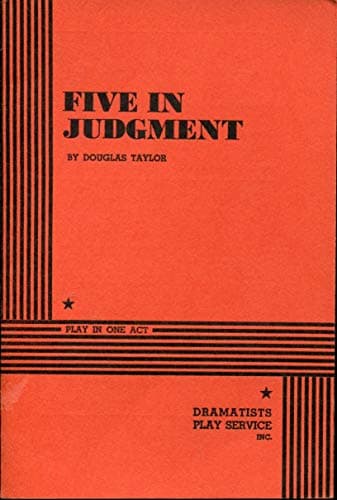 Book cover for Five in Judgment by Taylor, Douglas