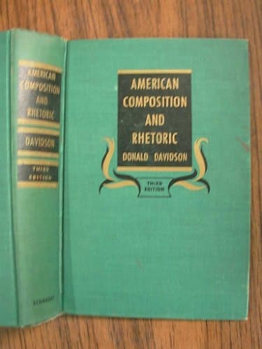 Book cover for American Composition and Rhetoric 3/e by Donald Davidson