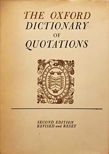 Book cover for The Oxford Dictionary of Quotations by Editor
