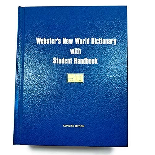 Book cover for Webster's New World Dictionary with Student Handbook : Young People's Edition by No Author Identified