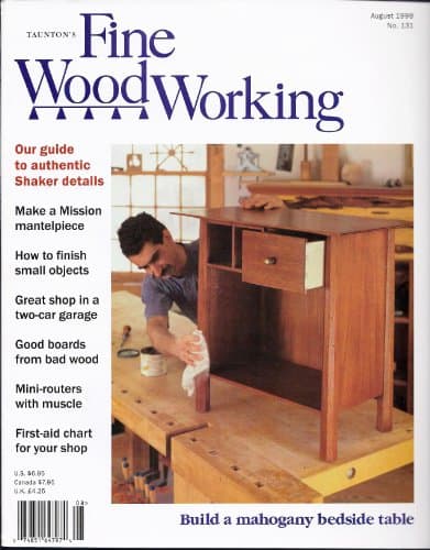 Book cover for Fine Woodworking. August 1998, #131. by Multiple Authors.