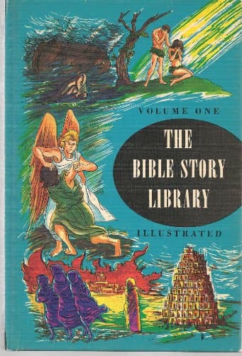 Book cover for The Bible Story Library: Illustrated (Volumes 1 through 8) by Turner Hodges