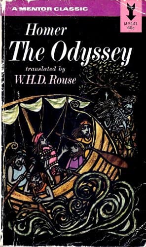 Book cover for The Odyssey - translated by W.H.D. Rouse by Homer