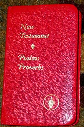 Book cover for New Testament : Psalms Proverbs (Multiple Colors , Leatherette Binding , Pocket Edition) by Unknown