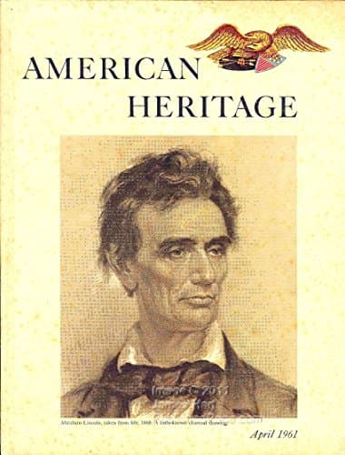 Book cover for American Heritage, April 1961, Volume XII, Number 3 by Jabez Pratt