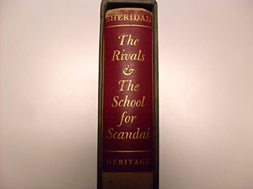Book cover for The Rivals and The School For Scandal by Sheridan, Richard Brinsley