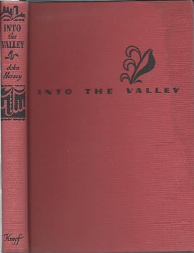 Book cover for Into the Valley: A Skirmish of the Marines by Hersey, John
