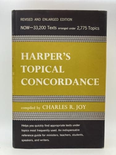 Book cover for Harper's Topical Concordance - Revised & Enlarged Edition by unknown author