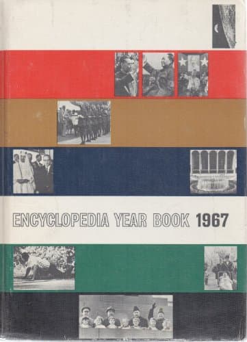Book cover for Encyclopedia Year Book 1967 by Unknown