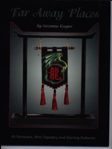 Book cover for Far Away Places, 40 Necklace, Mini Tapestry and Earring Patterns by Cooper, Suzanne