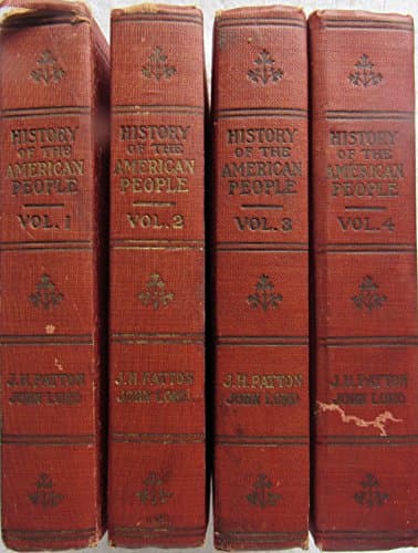 Book cover for THE HISTORY OF THE AMERICAN PEOPLE (VOLUME 1) by NTRODUTORY ARTICLE ON "TRUE AMERICANISM" BY THEODORE ROOSEVELT FORMER PRESIDENT OF THE UNITED STATES