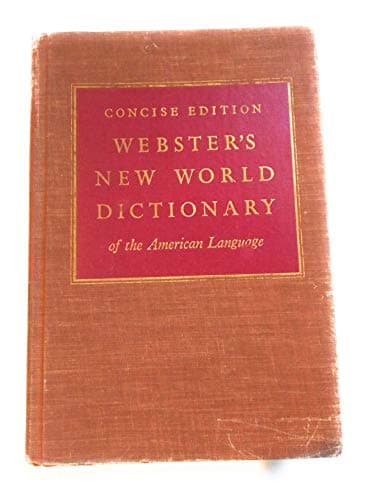 Book cover for Webster's New World Dictionary of the American Language Concise Edition by David B. Guralnik