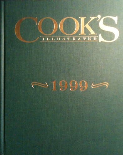 Book cover for Cook's Illustrated 1999 (Cook's Illustrated Annual, 1999) by Various Authors