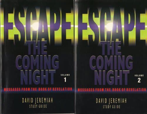 Book cover for Escape The Coming Night - Volumes I and II (Study Guide) by Dr. David Jeremiah (2 Volumes) by Dr. David Jeremiah