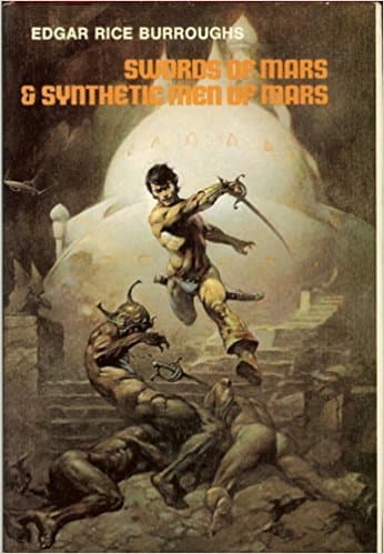 Book cover for Swords of Mars & Synthetic Men of Mars by Burroughs, Edgar Rice