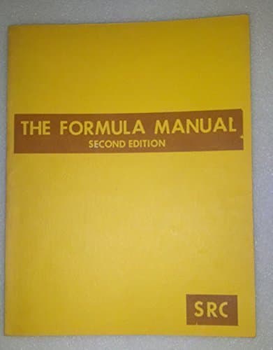 Book cover for The Formula Manual by Stark, Norman H.