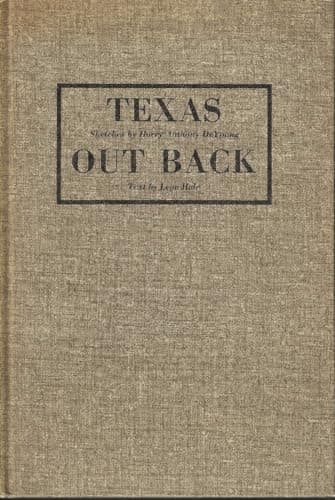 Book cover for TEXAS OUTBACK by Hale, Leon