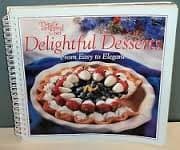 Book cover for Delightful Desserts by The Pampered Chef