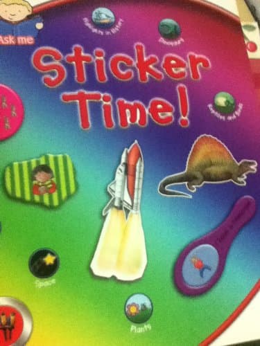 Book cover for Sticker Time! (Ask Me series) by Produced by Miles Kelly Publishing