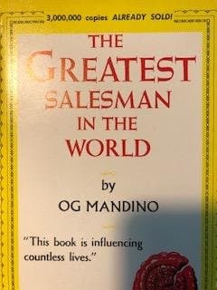 Book cover for The Greatest Salesman in the World by Og Mandino