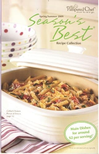 Book cover for Pampered Chef Season's Best Recipe Collection Spring/Summer 2009 by Pampered Chef