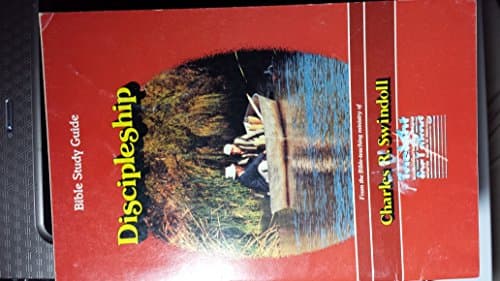 Book cover for Discipleship Bible Study Guide by Charles R. Swindoll