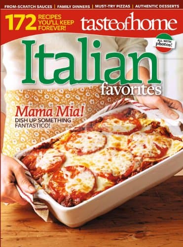 Book cover for Taste of Home Italian Favorites by Taste of Home Editors