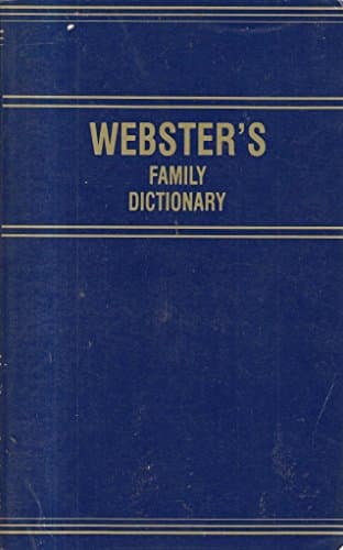 Book cover for Webster's Family Dictionary. Volume 13 by Webster's Dictionary