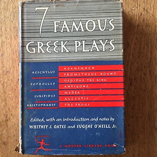 Book cover for 7 Famous Greek Plays (Modern Library No.158) by Whitney J. Oates