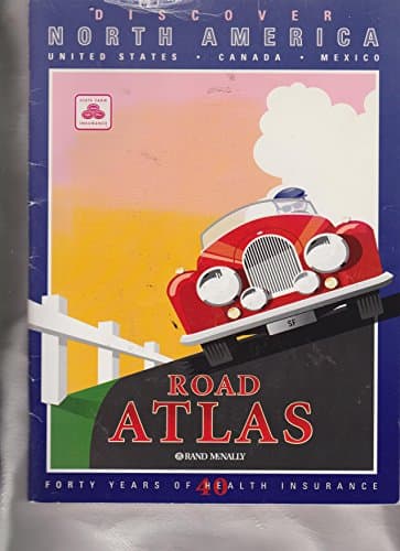 Book cover for Discover North America, Road Atlas of the United States/Canada/Mexico by unknown author