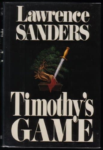 Book cover for Timothy's Game by Lawrence Sanders (1989-08-01) by Lawrence Sanders