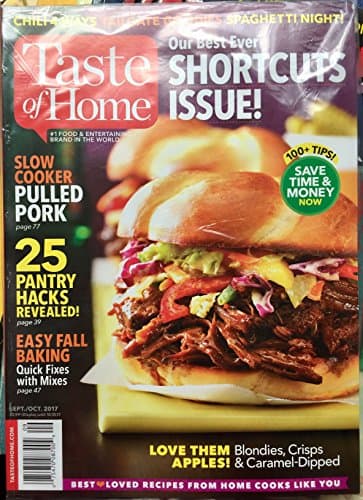 Book cover for Taste of Home Magazine September/October 2017 | Shortcuts Issue by unknown author