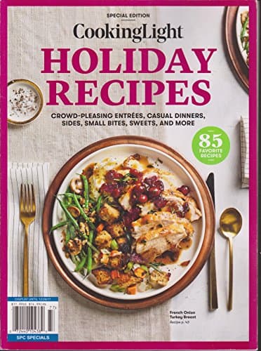 Book cover for Cooking Light Holiday Recipes Magazine 2017 by Unknown