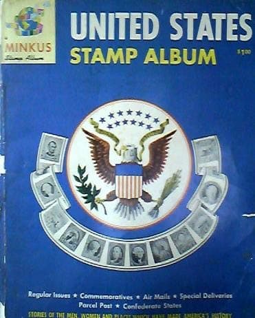 Book cover for United States Stamp Album by Ben Blumenthal