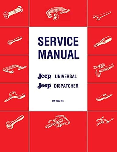 Book cover for 1946-1965 Jeep Universal and Dispatcher Service Manual by Mopar