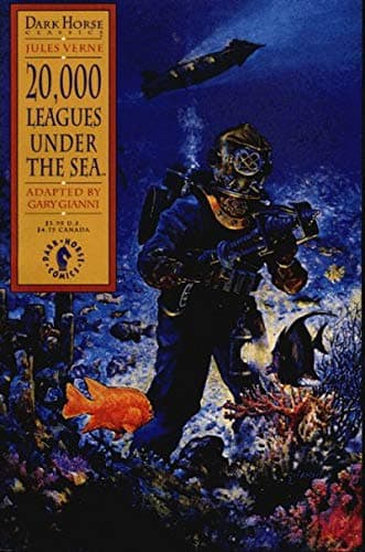Book cover for 20,000 Leagues Under the Sea by Jules Verne
