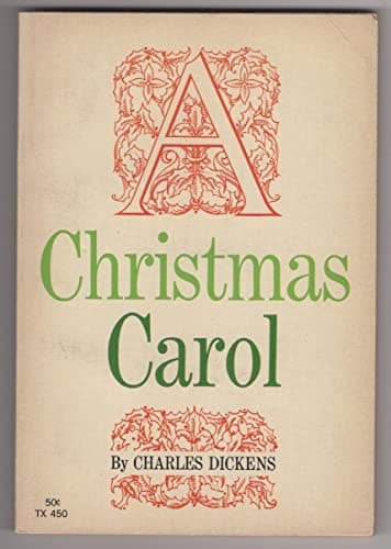Book cover for Christmas Carol Charles Dickens 1964 Scholastic STAR Edition by Charles Dickens