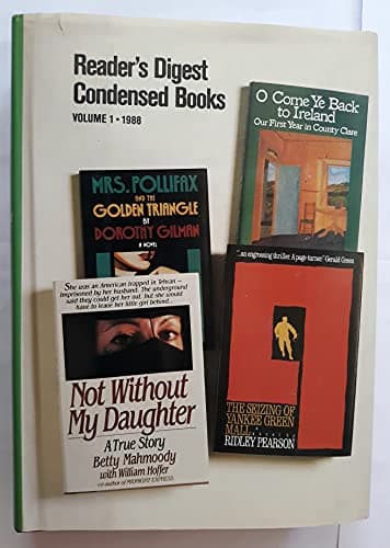 Book cover for Reader's Digest Condensed Books Volume 1 1988 by Barbara J Morgan