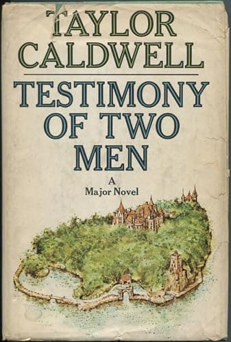 Book cover for Testimony of Two Men by CALDWELL, Taylor
