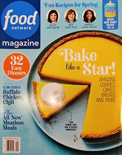 Book cover for Food Network Magazine March April 2023 Bake Like A Star by Unknown