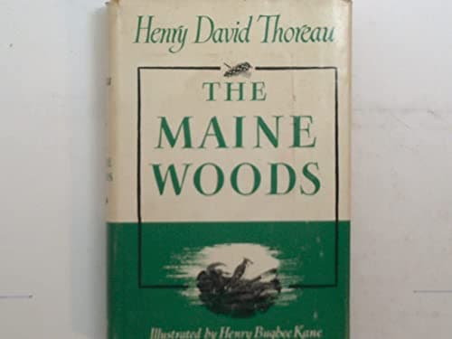 Book cover for Henry David Thoreau The Maine Woods by Henry David Thoreau