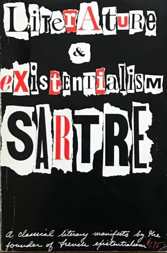 Book cover for Literature and Existentialism (1965) by Jean-Paul Sartre